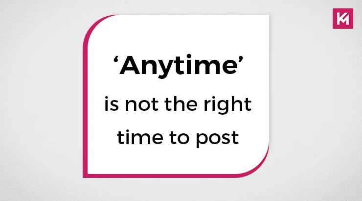 facebook posting schedule