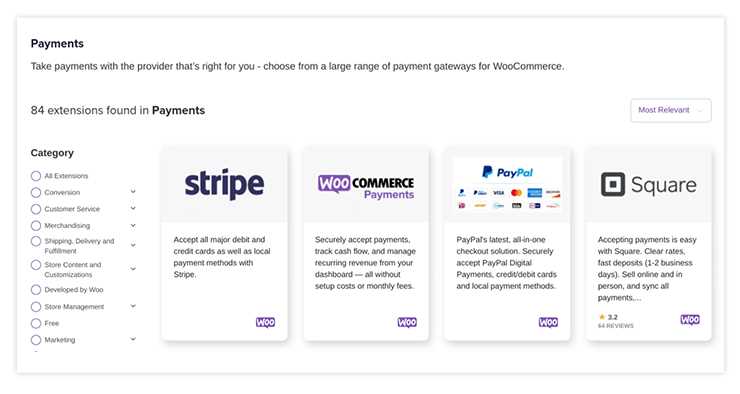 woocommerce payment gateways
