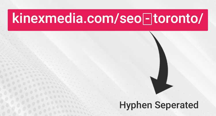 hyphens to separate words