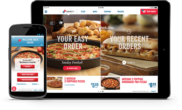 Domino's - Order By mobile ipad