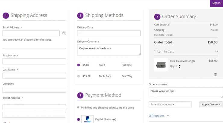 streamlines checkout