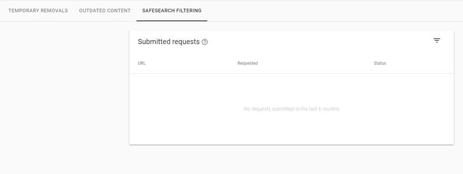 Safesearch Filter Console