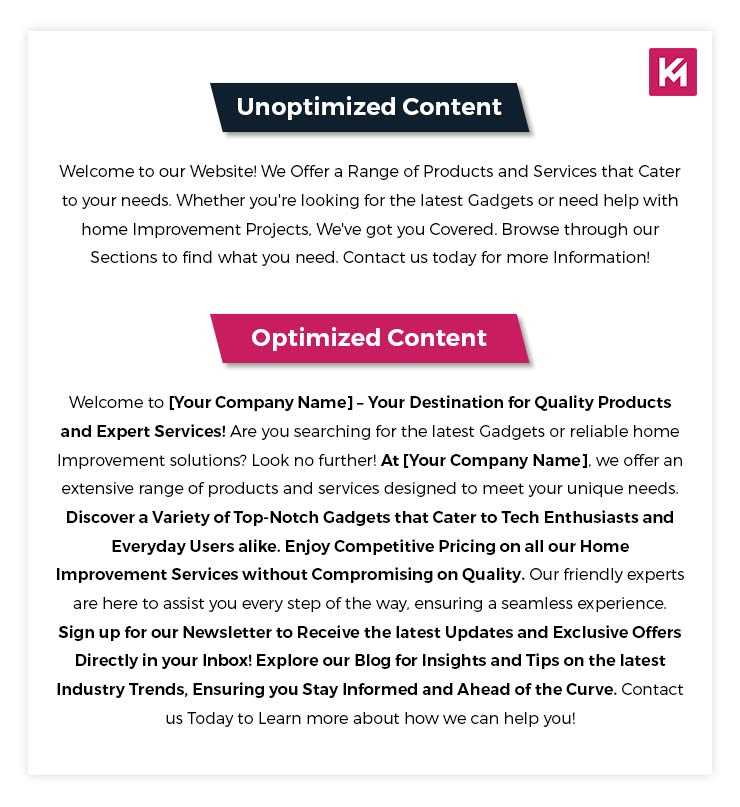 Optimize Existing Content