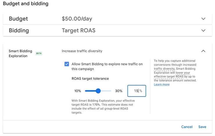 Smart Bidding and Search Updates